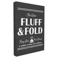 A Stupell Lakberendezési gyűjtemény Olde Fluff and Fold Ring Bell szolgáltatás vászon fal művészet