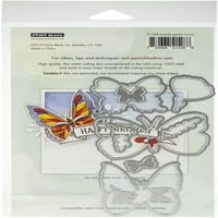 Penny Black Creative Dies-Butterfly Garden kivágott 5.7 X3.3
