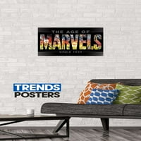 Marvel Comics-Marvel 80. évfordulója - Age of Marvels fali poszter, 14.725 22.375