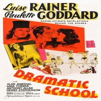 Drámai Iskola Felső L-R: Paulette Goddard Alan Marshall Luise Rainer Tovább Poszter Művészet 1938. Film Poszter Masterprint