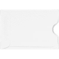 Luxpaper hitelkártya és ajándékkártyák hüvelyek, lb, fehér, csomag, 1 2 -es méret 2
