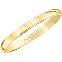Keepsake Women's 10KT sárga arany esküvői zenekar