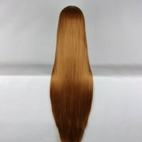Egyedi olcsó emberi haj parókák a parókás sapka hosszú hajú nőknek 39 barna parókák