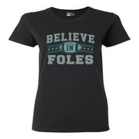 A hölgyek hisznek a Foles Philadelphia labdarúgó-blowage pólóban