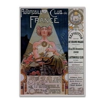 Védjegy képzőművészet 'poszter Livemont 1902' vászon művészet Vintage Lavoie