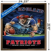 New England Patriots-End Zone Fal Poszter, 22.375 34