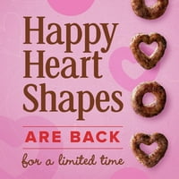 Csokoládé Cheerios boldog szív alakú, Valentin tasakok, ct