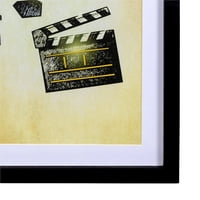 Stratton Lakberendezés film fény és Clapboard fa fali művészet több színben