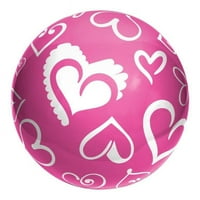 Rózsaszín fehér szív Playball