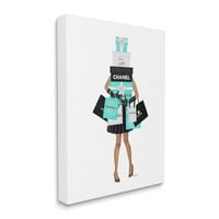 Design: Amanda Greenwood Fashionista Woman vásárlás vászon művészeti nyomtatás