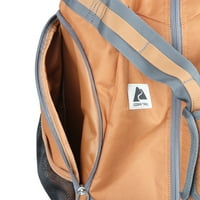 Ozark Trail LTR kabrió hátizsák duffel, kempinghez vagy utazáshoz, barna poliészter